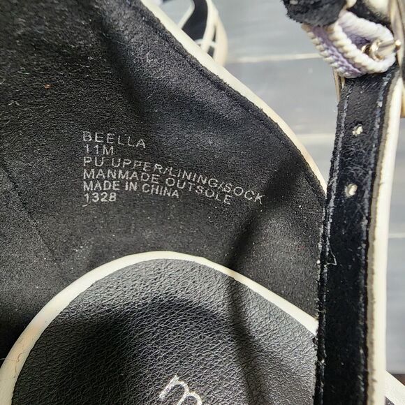 MADDEN GIRL Womens White‎ Beella Round Toe Block Heel Heeled Sandal 11 M - Picture 5 of 11